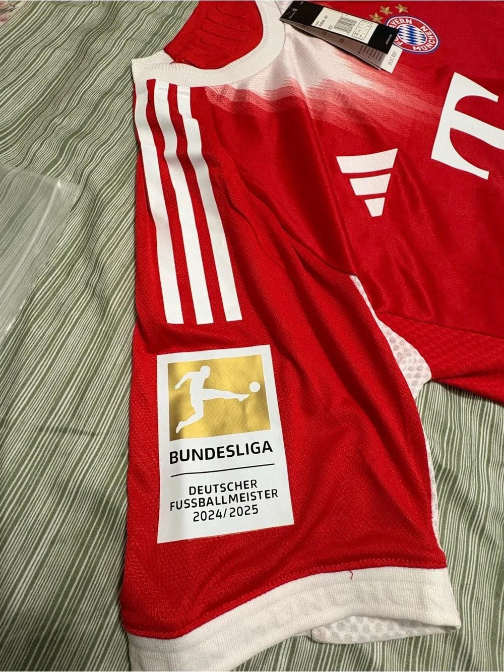 adidas Bayern Munich Red and White Home Shirt